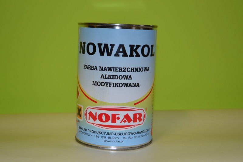 Farba alkidowa modyfikowana.
Farba posiada dopuszczenie w Kolejnictwie .