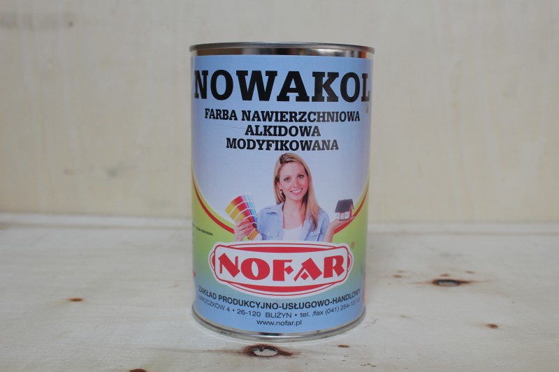 Farba alkidowa modyfikowana.
Farba posiada dopuszczenie w Kolejnictwie .